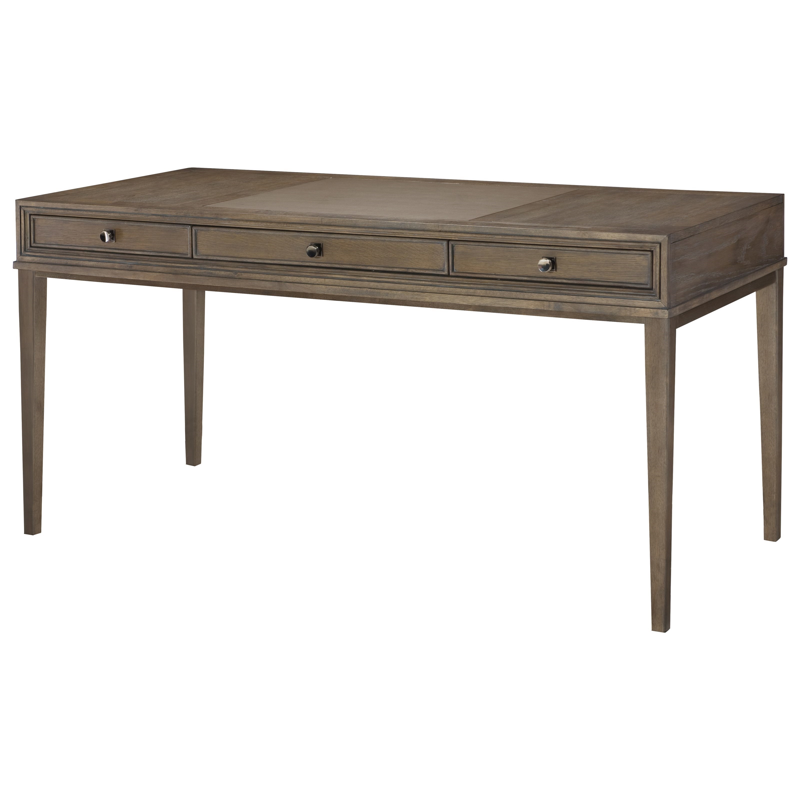 American Drew Park Studio Contemporary Writing Desk with 3 Drawers and